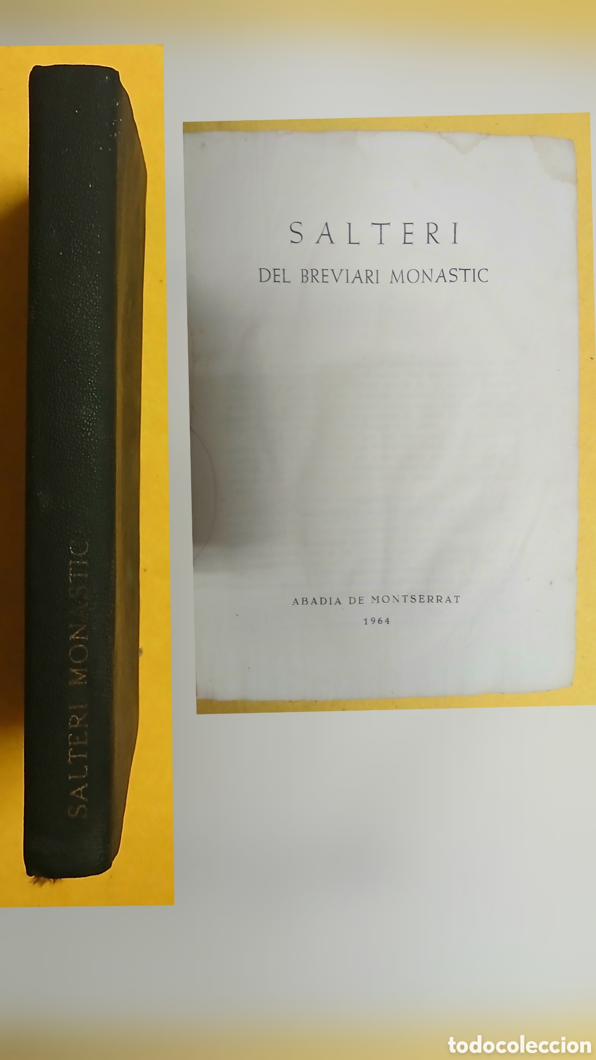 Libros de segunda mano: Salteri del breviari mon&agrave;stic.