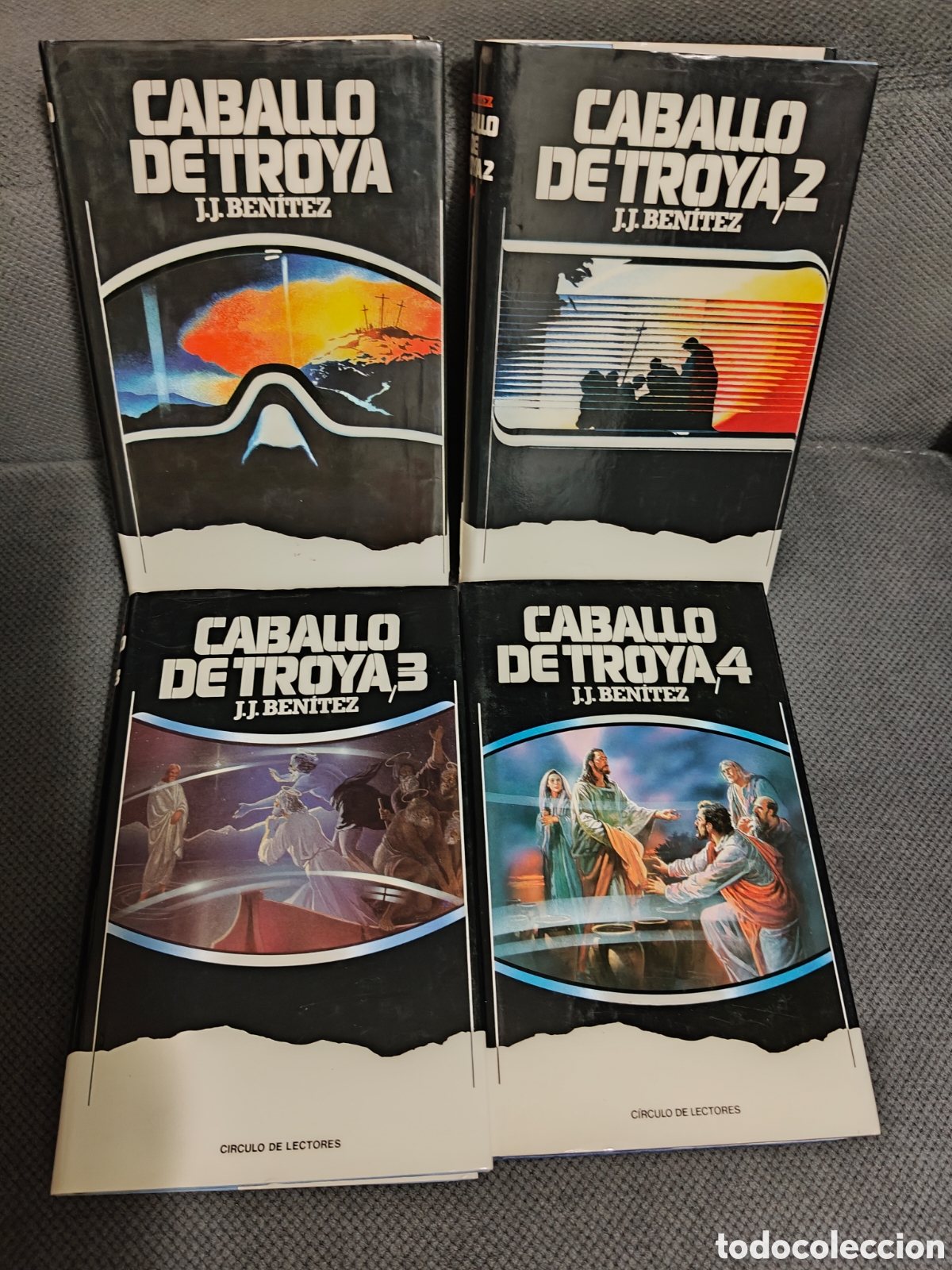 Libros de segunda mano: 4 libros Caballo de Troya, J.J.Benitez