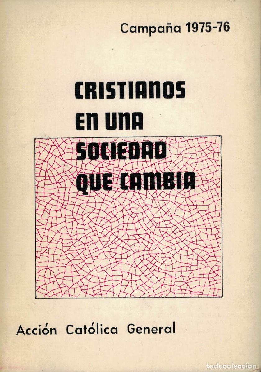 Libros de segunda mano: Cristianos en una sociedad que cambia