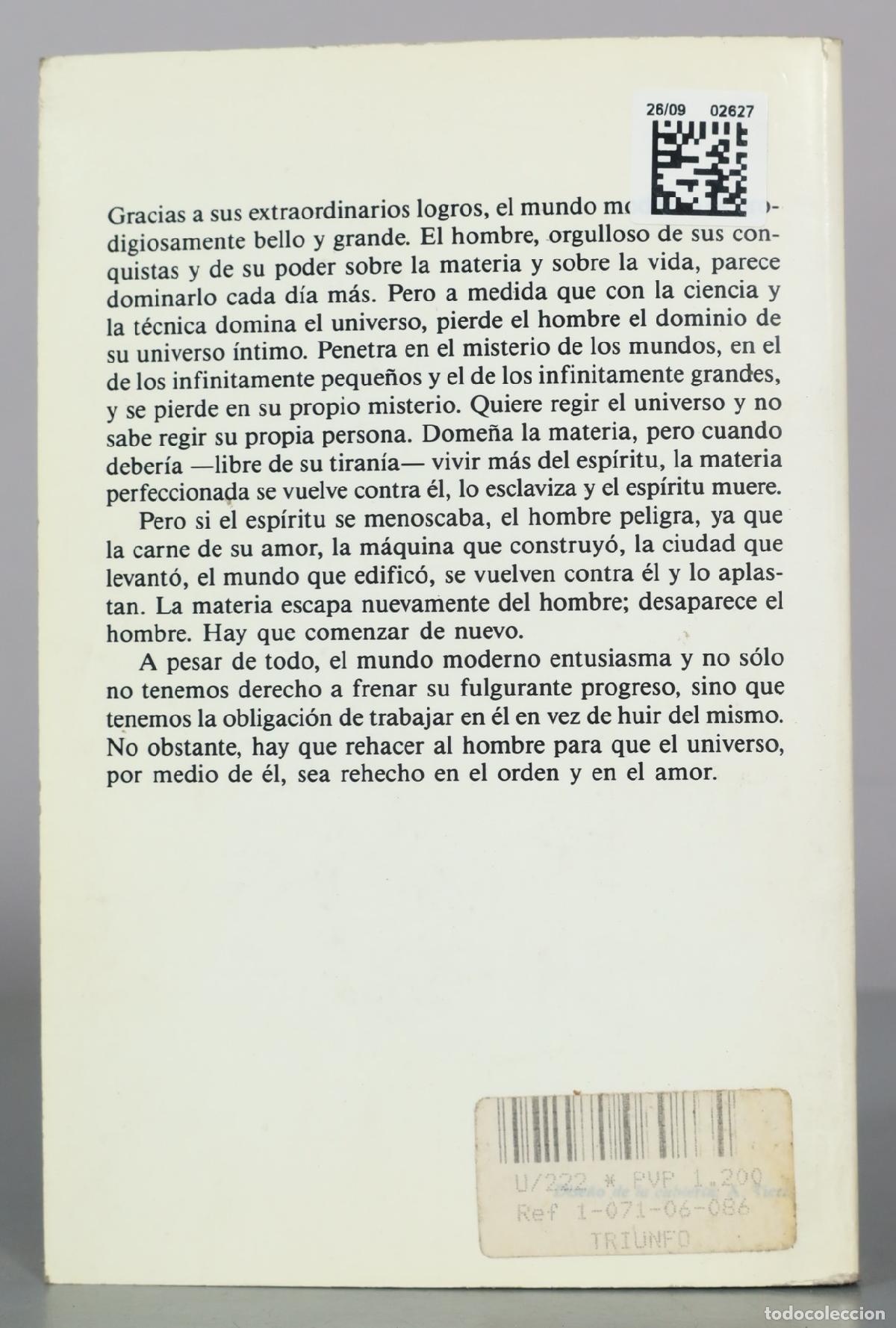 Libros de segunda mano: Triunfo - Michel Quoist - Herder - Foto 2