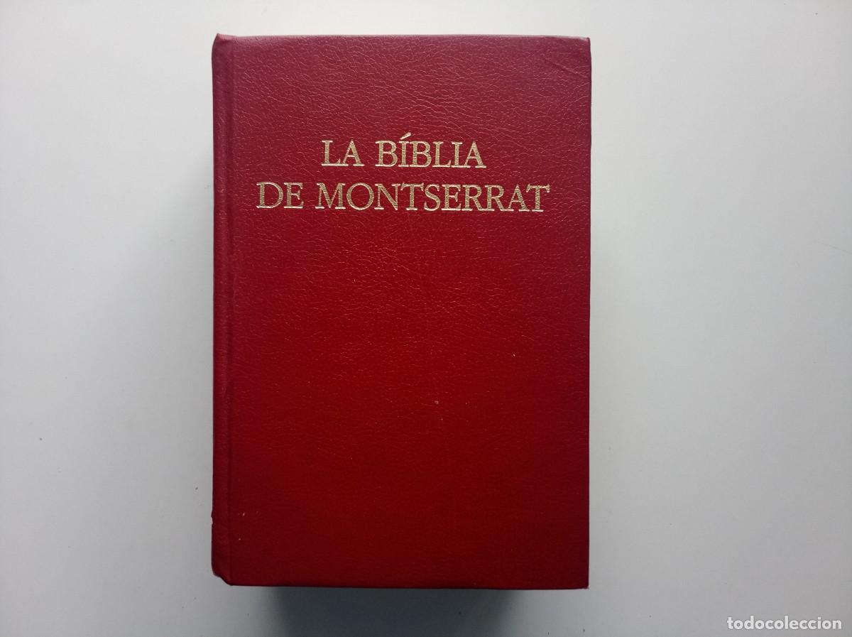 Libros de segunda mano: LA BIBLIA DE MONTSERRAT. 1989. PAPEL BIBLIA.