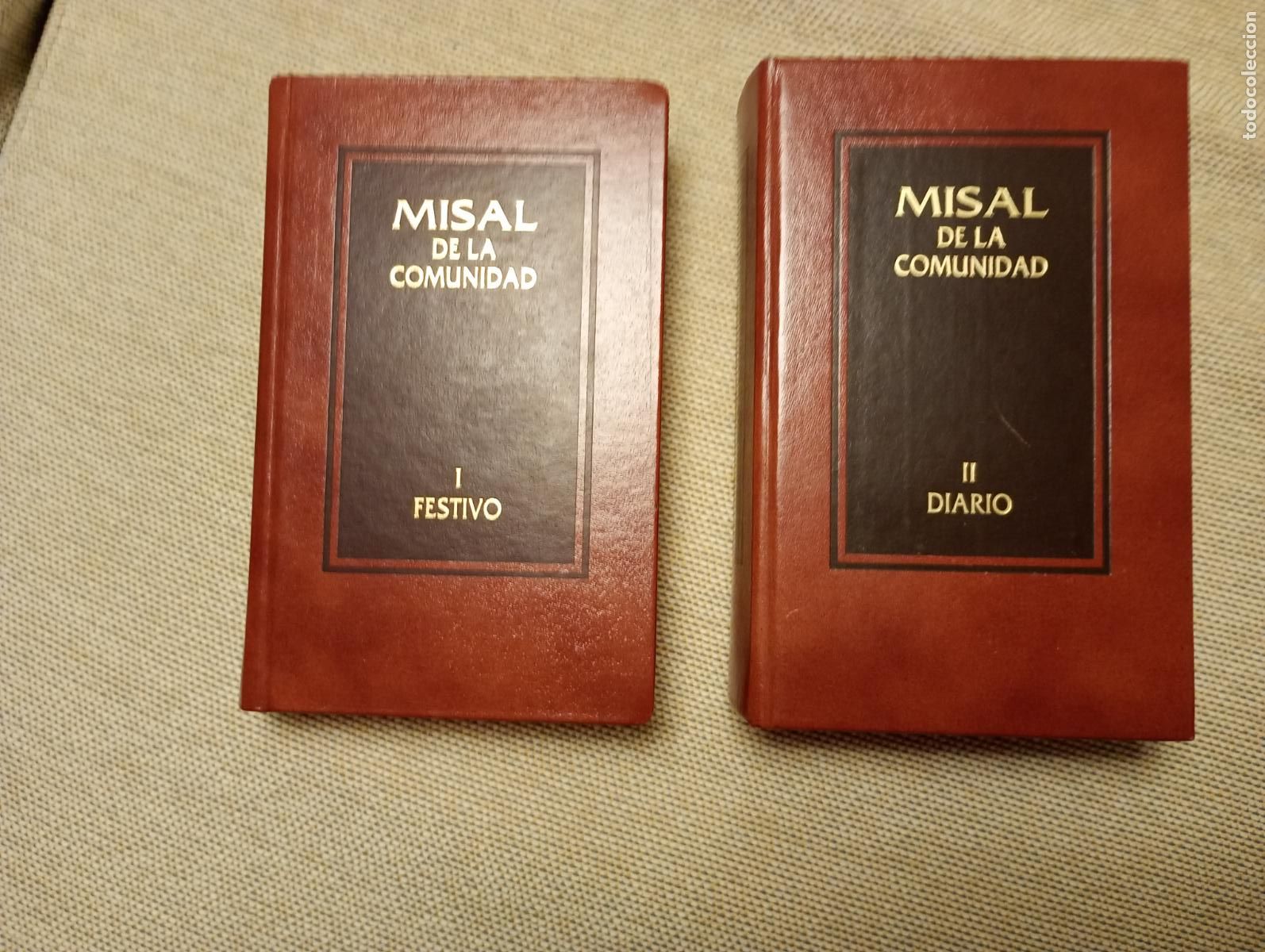 Libros de segunda mano: MISAL DE LA COMUNIDAD I FESTIVO Y II DIARIO