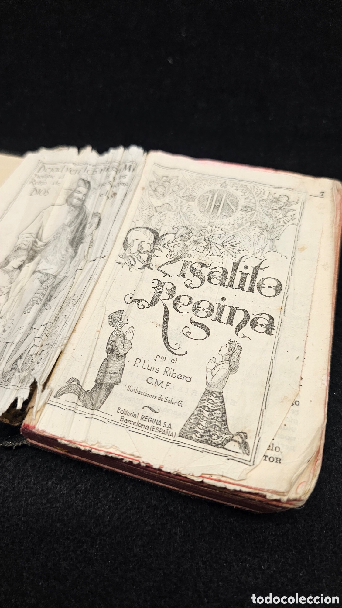 Libros de segunda mano: Antiguo Misalito Regina - Foto 4