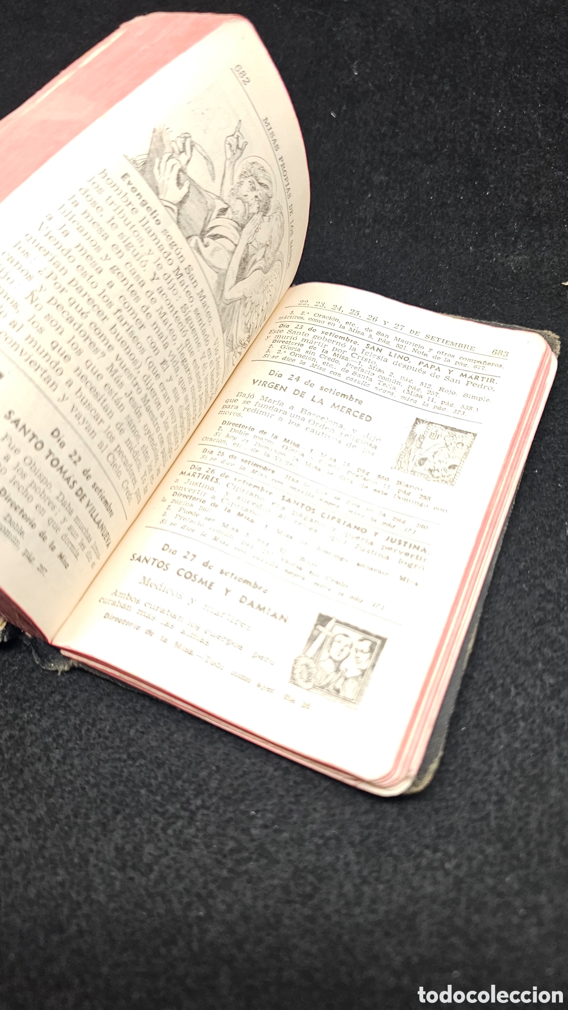 Libros de segunda mano: Antiguo Misalito Regina - Foto 8