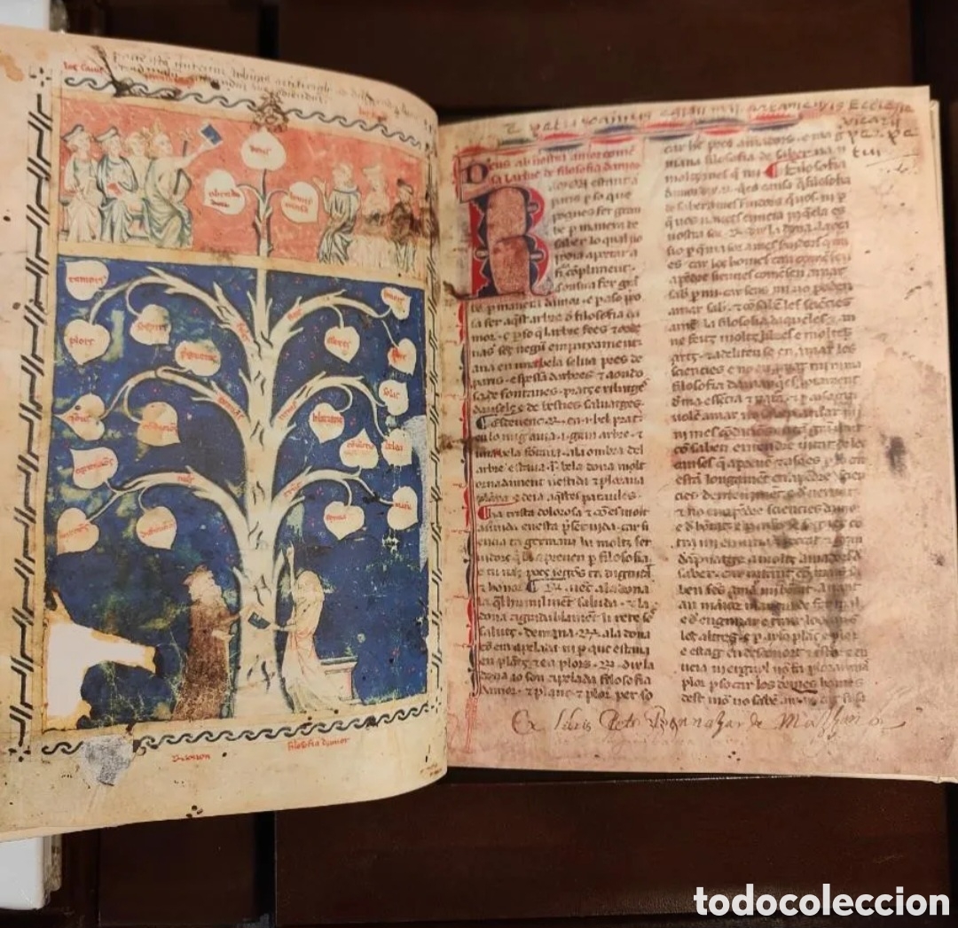 Libros de segunda mano: Facs&iacute;mil &rdquo;El &aacute;rbol de la filosof&iacute;a del amor&rdquo; de Ramon Llull. Editado por Millenium Liber