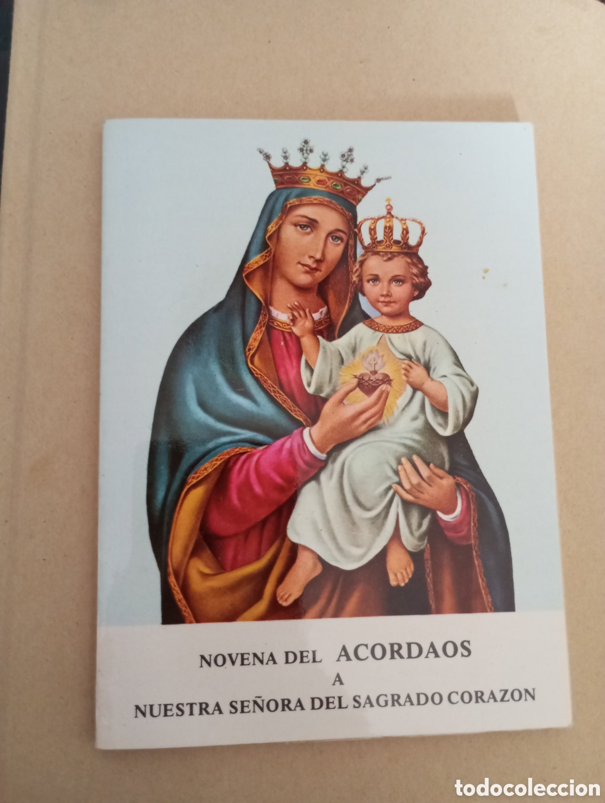 Libros de segunda mano: Novena del acordaos a nuestra se&ntilde;ora del sagrado coraz&oacute;n 1984 64 pp