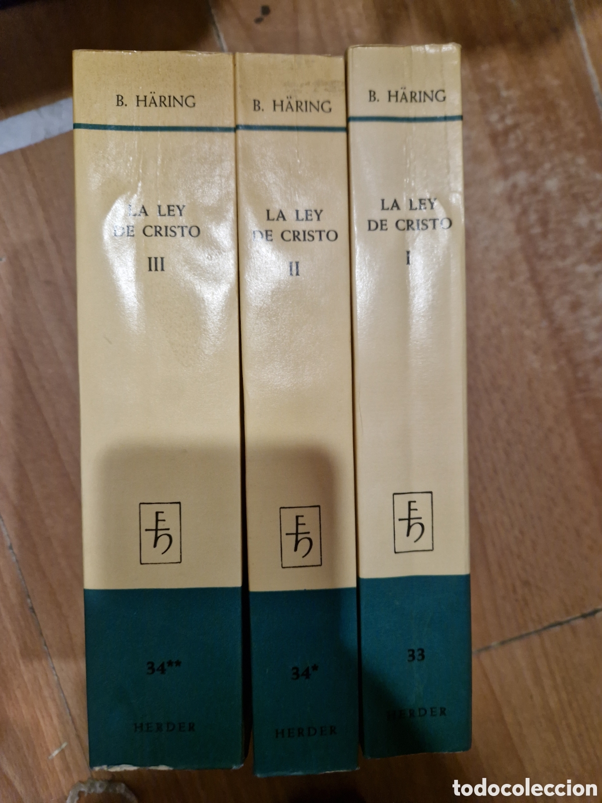Libros de segunda mano: H&Auml;RING, Bernhard La ley de Cristo: La teolog&iacute;a moral expuesta a sacerdotes y seglares [3 tomos]