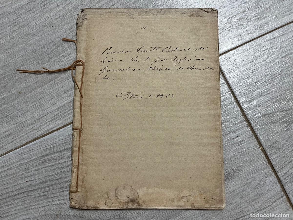 Libros de segunda mano: 1875 PRIMERA CARTA PASTORAL DEL OBISPO DE C&Oacute;RDOBA ZEFERINO GONZ&Aacute;LEZ