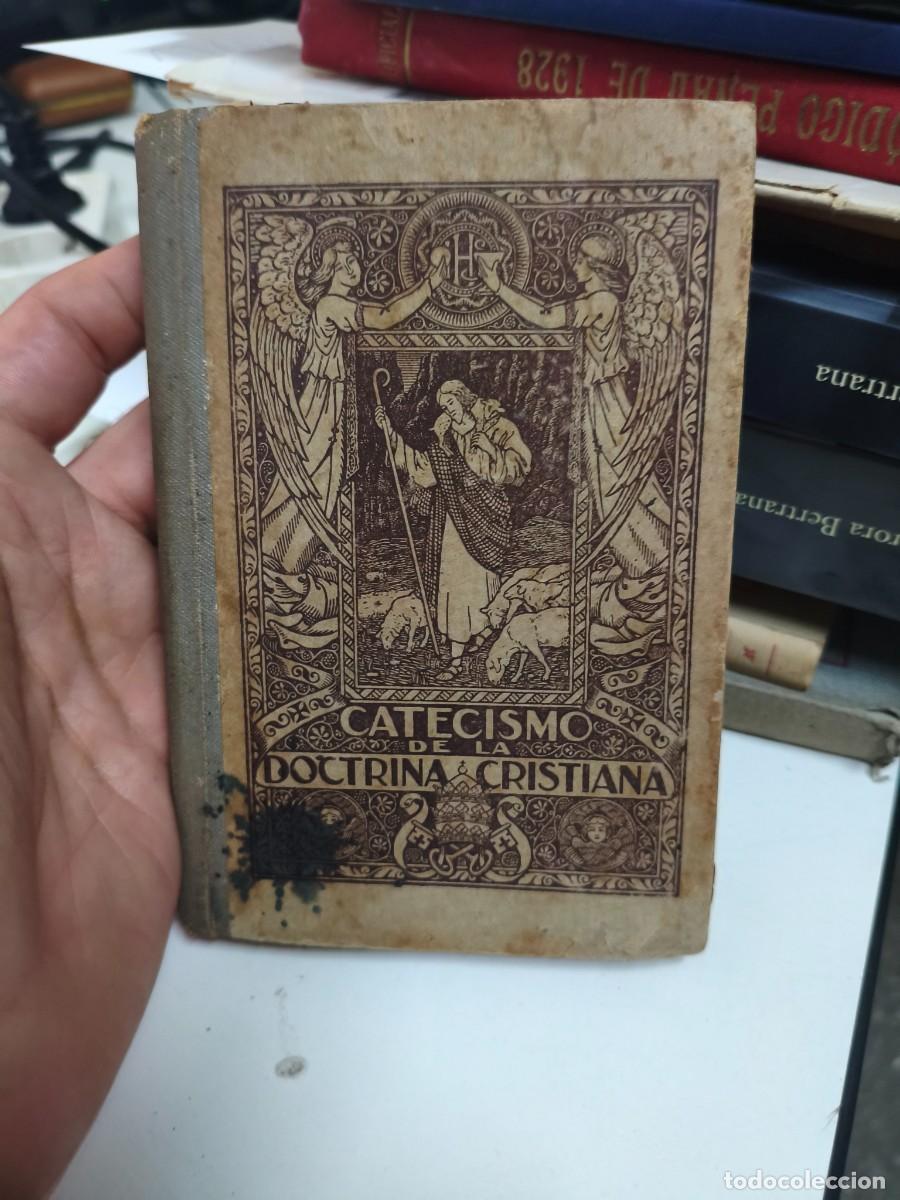 Libros de segunda mano: LIBRO DE COLEGIO CATECISMO DE LA DOCTRINA CRISTIANA BILING&Uuml;E CASTELLANO CATAL&Aacute;N 1939