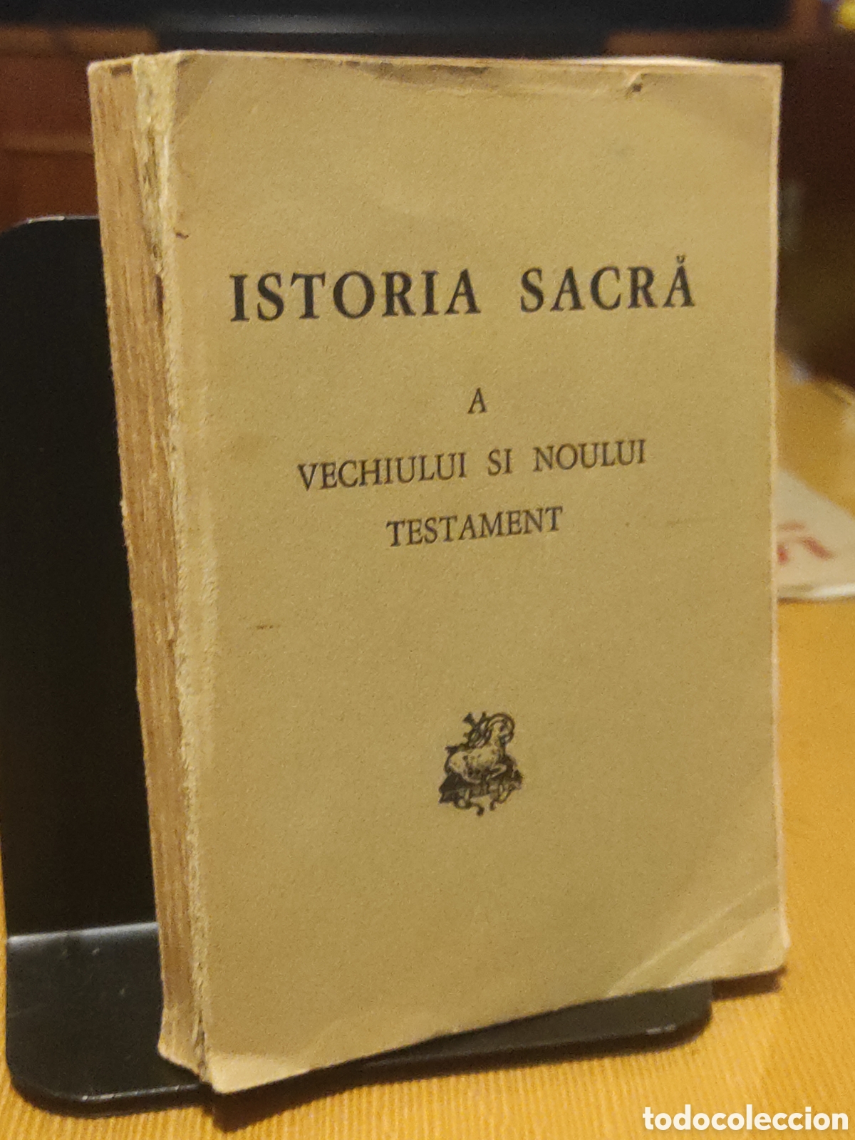 Libros de segunda mano: Istoria Sacră a Vechiului și Noului Testament. Historia sagrada del Antiguo y del Nuevo Testamento