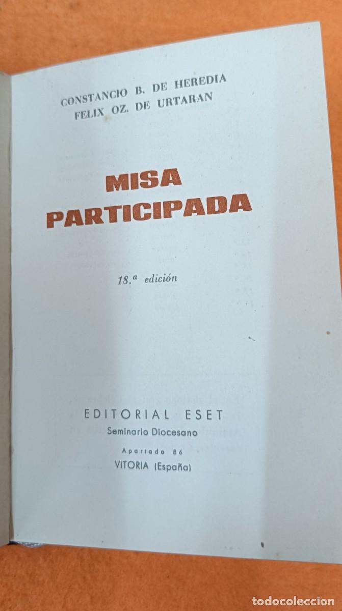 Libros de segunda mano: LIBRO RELIGIOSO MISA ANTICIPADA A&Ntilde;O 1966 - Foto 7