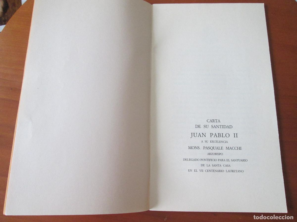Libros de segunda mano: CARTA DE SU SANTIDAD JUAN PABLO II A MONSE&Ntilde;OR PASQUALE MACCHI - FOLLETO 23X13