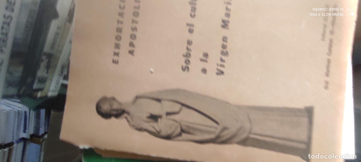 Libros de segunda mano: X EXHORTACION APOSTOLICA, SOBRE EL CULTO A LA VIRGEN MARIA. l