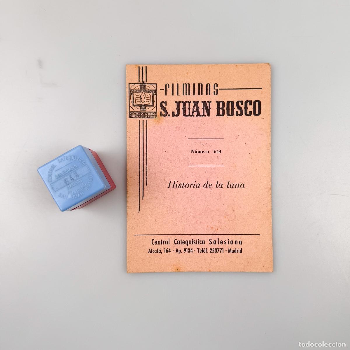 Libros de segunda mano: Filminas San Juan Bosco, N&ordm;644 Historia de la lana