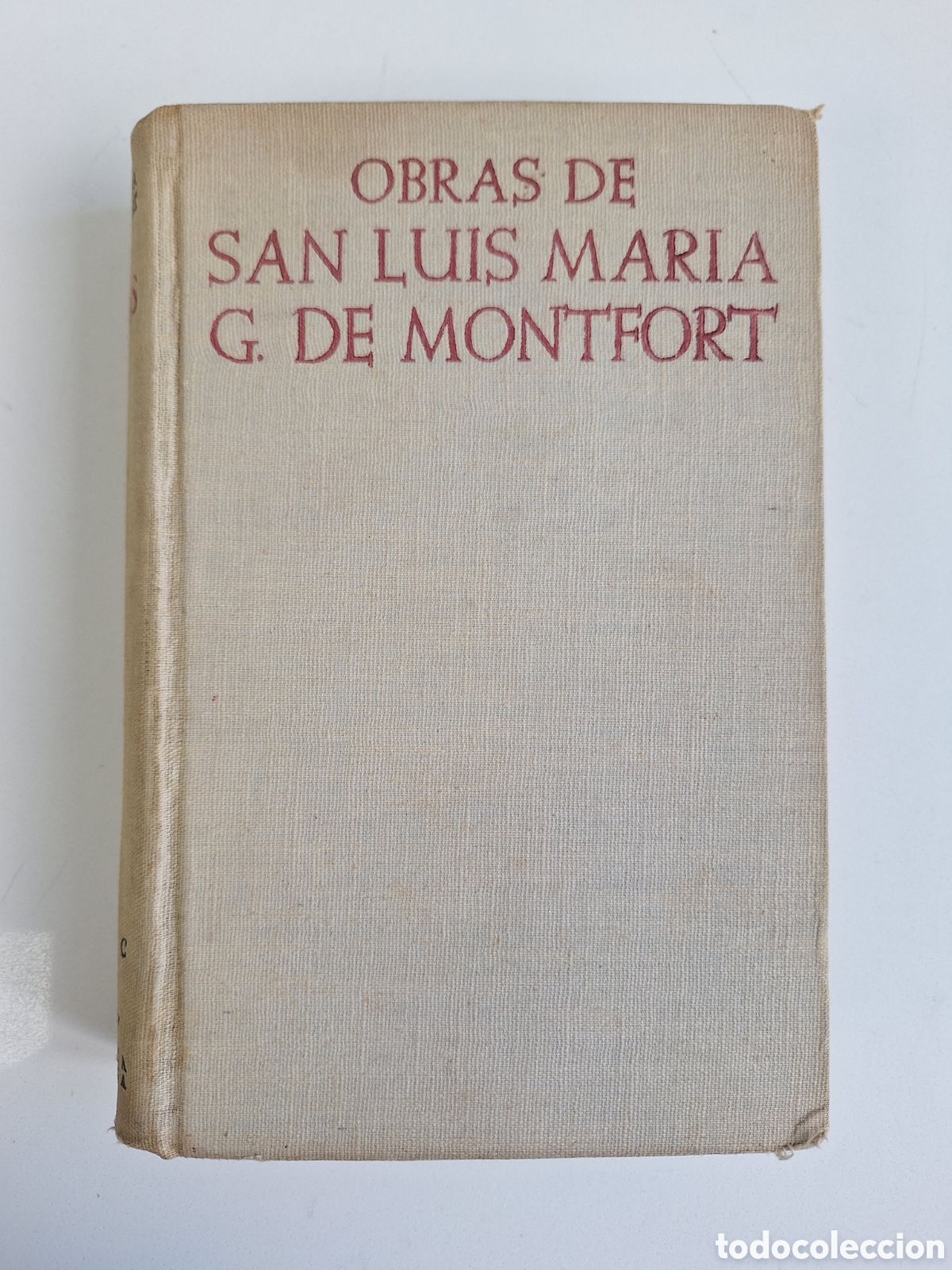 Libros de segunda mano: Obras de San Luis Maria Grignion de Montfort, 1a edicion, BAC