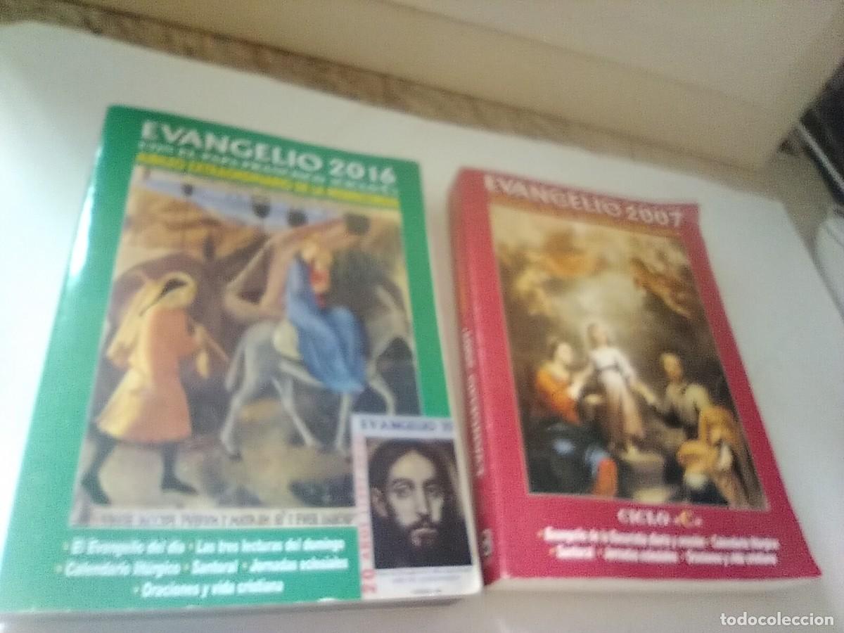 Libros de segunda mano: 2 EVANGELIO 2007 Y 2016 2016 CON 510 PAGINAS Y 2007 400