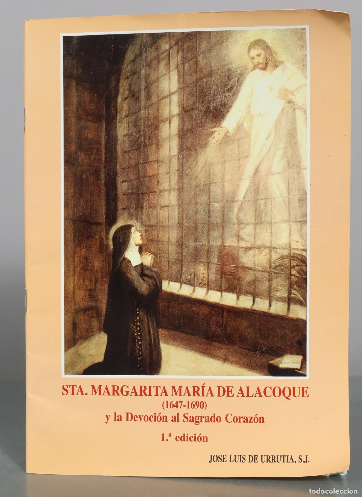 Libros de segunda mano: Sta. Margarita Maria de Alacoque y la Devocion al Sagrado Corazon - 1.a edicion - Jose Luis de