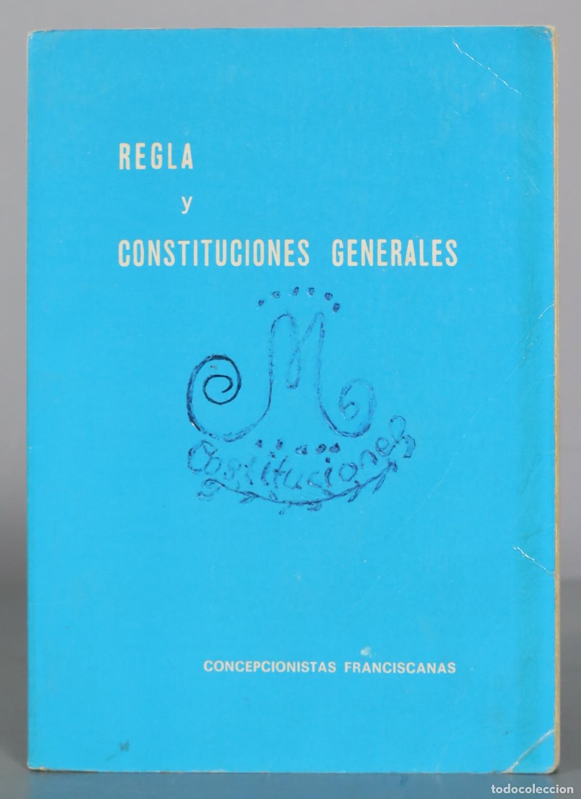 Libros de segunda mano: Regla y constituciones generales - Concepcionistas Franciscanas