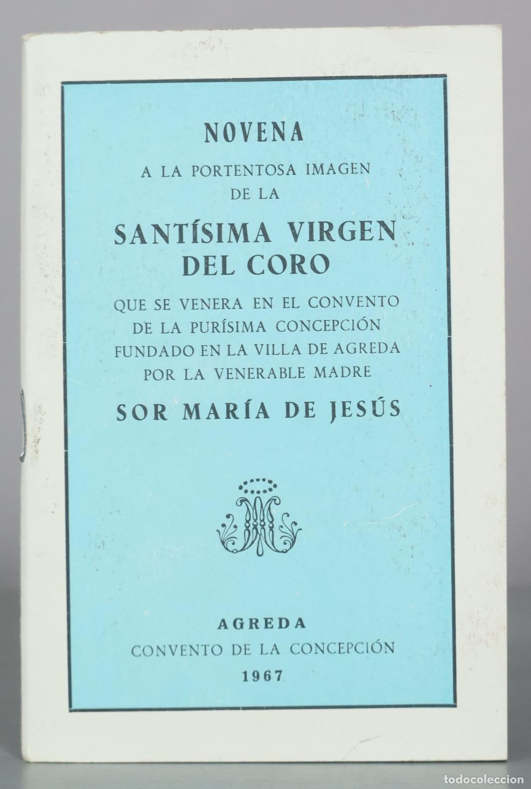 Second hand books: Novena a la Portentosa Imagen de la Sant&iacute;sima Virgen del Coro - Sor Mar&iacute;a de Jes&uacute;s - Convento de la