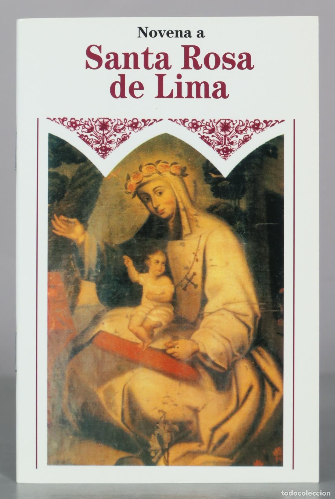 Libros de segunda mano: Novena a Santa Rosa de Lima