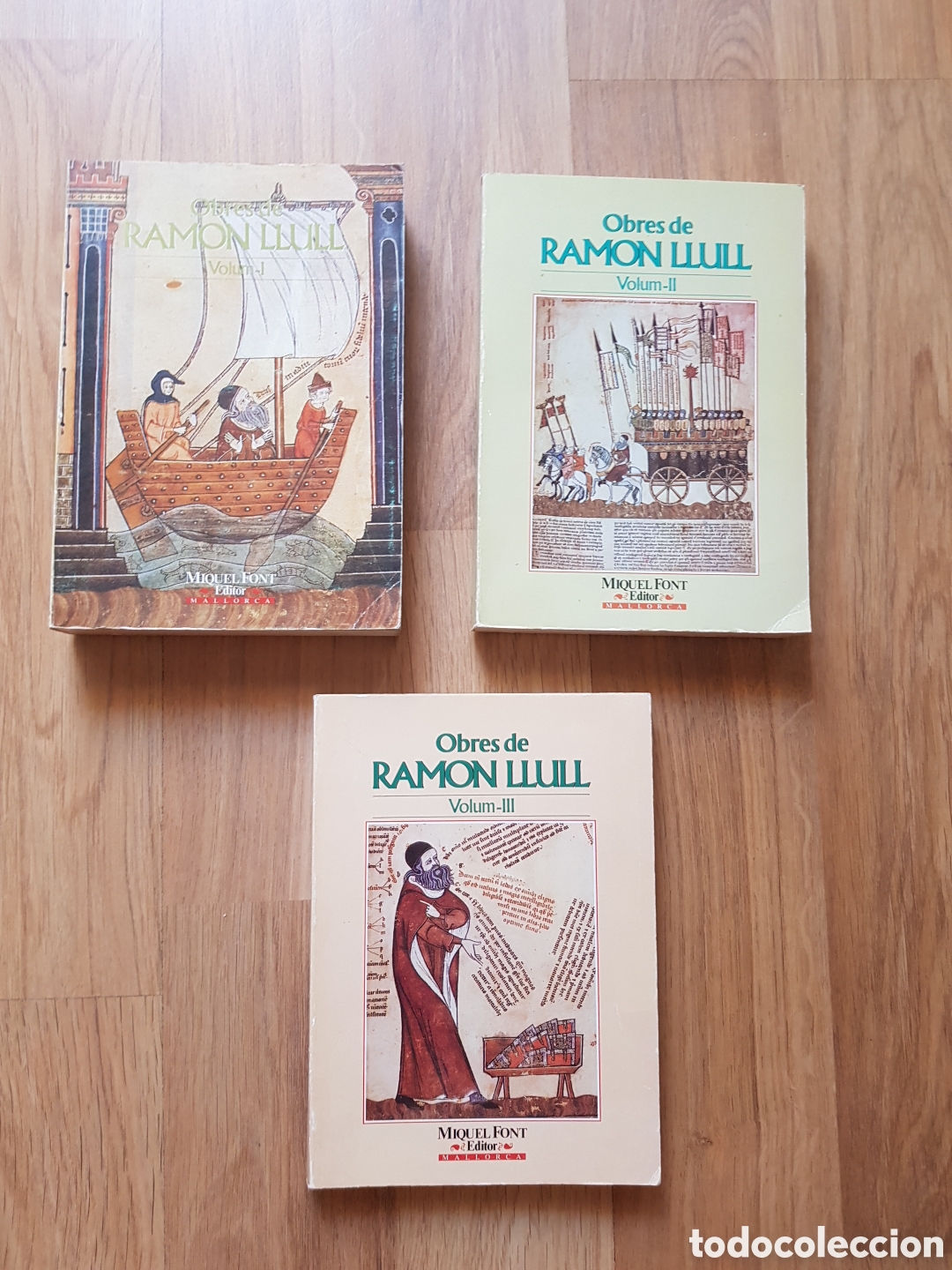 Libros de segunda mano: Obres de ramon llull. Miquel font. 3 vol&uacute;menes