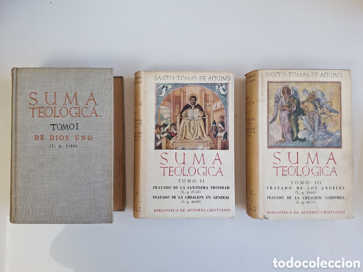 Libros de segunda mano: SANTO TOMAS DE AQUINO, Suma Teologica I, II y III (biling&uuml;e), 1a edicion