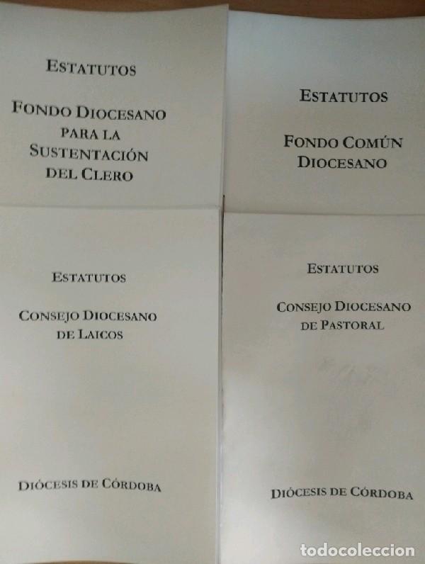 Libros de segunda mano: Estatutos de la Di&oacute;cesis de C&oacute;rdoba (lote de 4 libritos)
