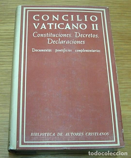 Libros de segunda mano: Libro CONCILIO VATICANO II 2&ordf; Edici&oacute;n 1966 Muy Buen estado - conserva su faja original