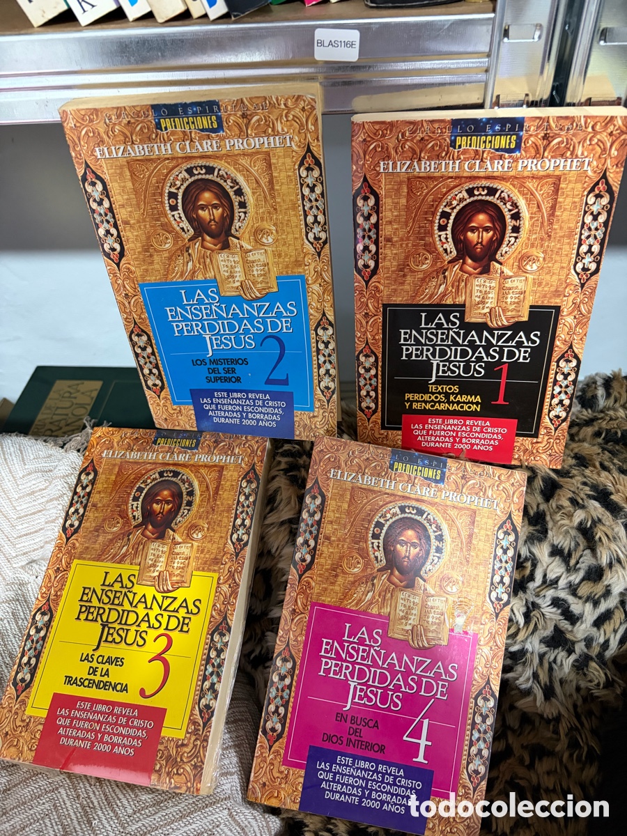 Libros de segunda mano: Blas116E LAS ENSE&Ntilde;ANZAS PERDIDAS DE JES&Uacute;S (4 TOMOS) ELIZABETH CLARE PROPHET