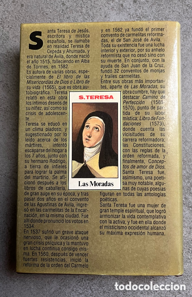 Libros de segunda mano: Libro Santa Teresa de Jes&uacute;s - Las Moradas - Foto 2