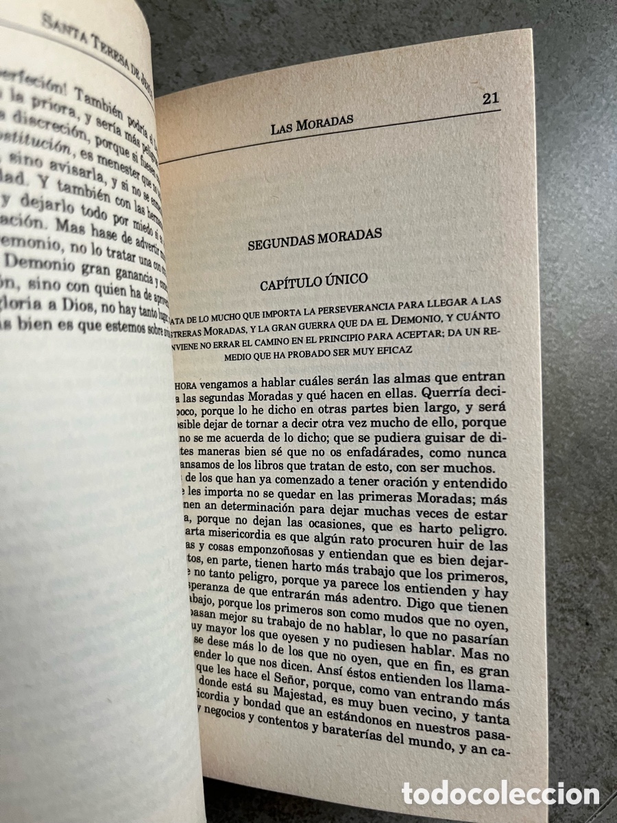 Libros de segunda mano: Libro Santa Teresa de Jes&uacute;s - Las Moradas - Foto 6