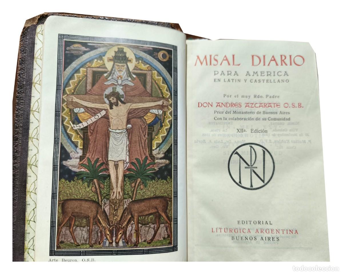 Livres d'occasion: Andr&eacute;s Azc&aacute;rate &ndash; Misal diario para Am&eacute;rica &ndash; Lat&iacute;n y castellano &ndash; XII edici&oacute;n