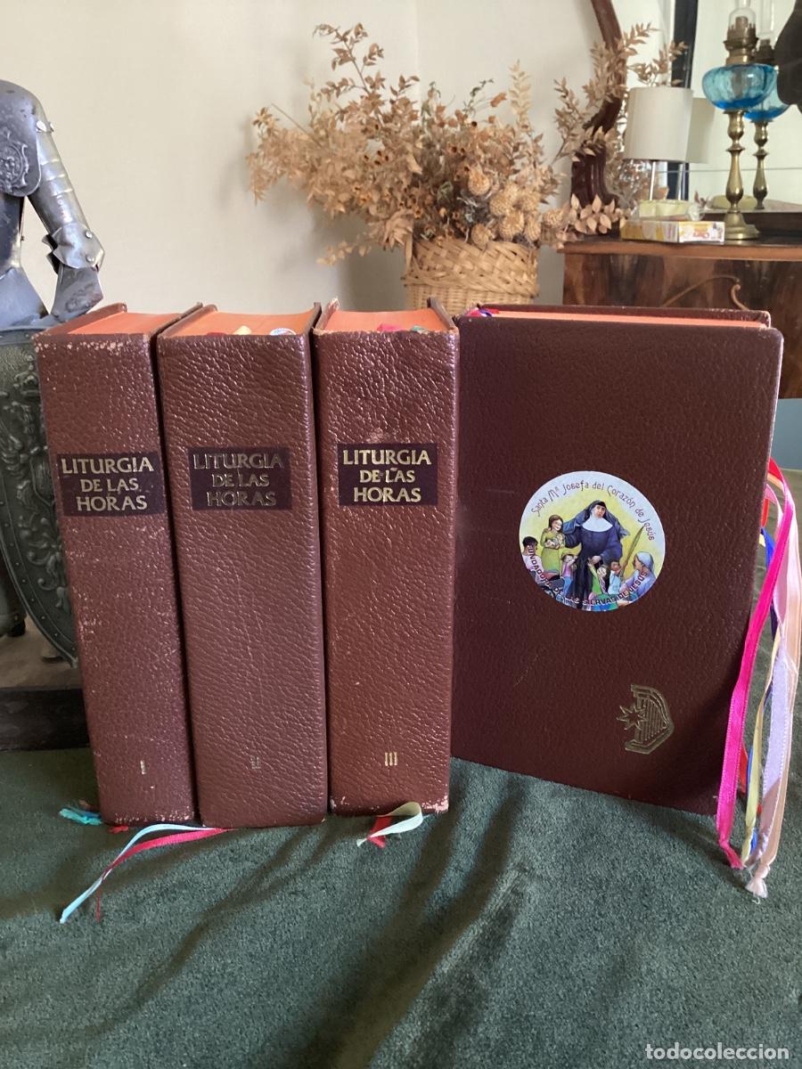 Livres d'occasion: LITURGIA DE LAS HORAS. 4 TOMOS. COMPLETA. COEDITORES LIT&Uacute;RGICOS, 1984.