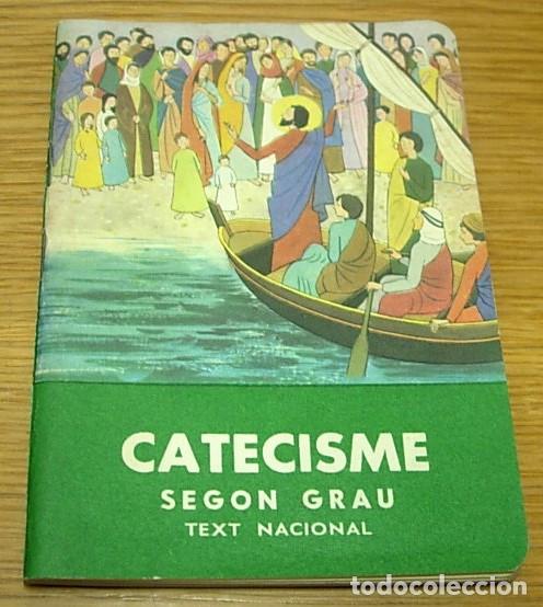 Libros de segunda mano: Libro CATECISME DE LA DOCTRINA CRISTINA Segon Grau Text Nacional Madrid 1967 en Catal&aacute;n