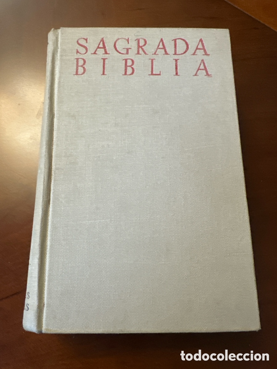 Second hand books: SAGRADA B&Iacute;BLIA - NACAR COLUNGA - BAC - 1957