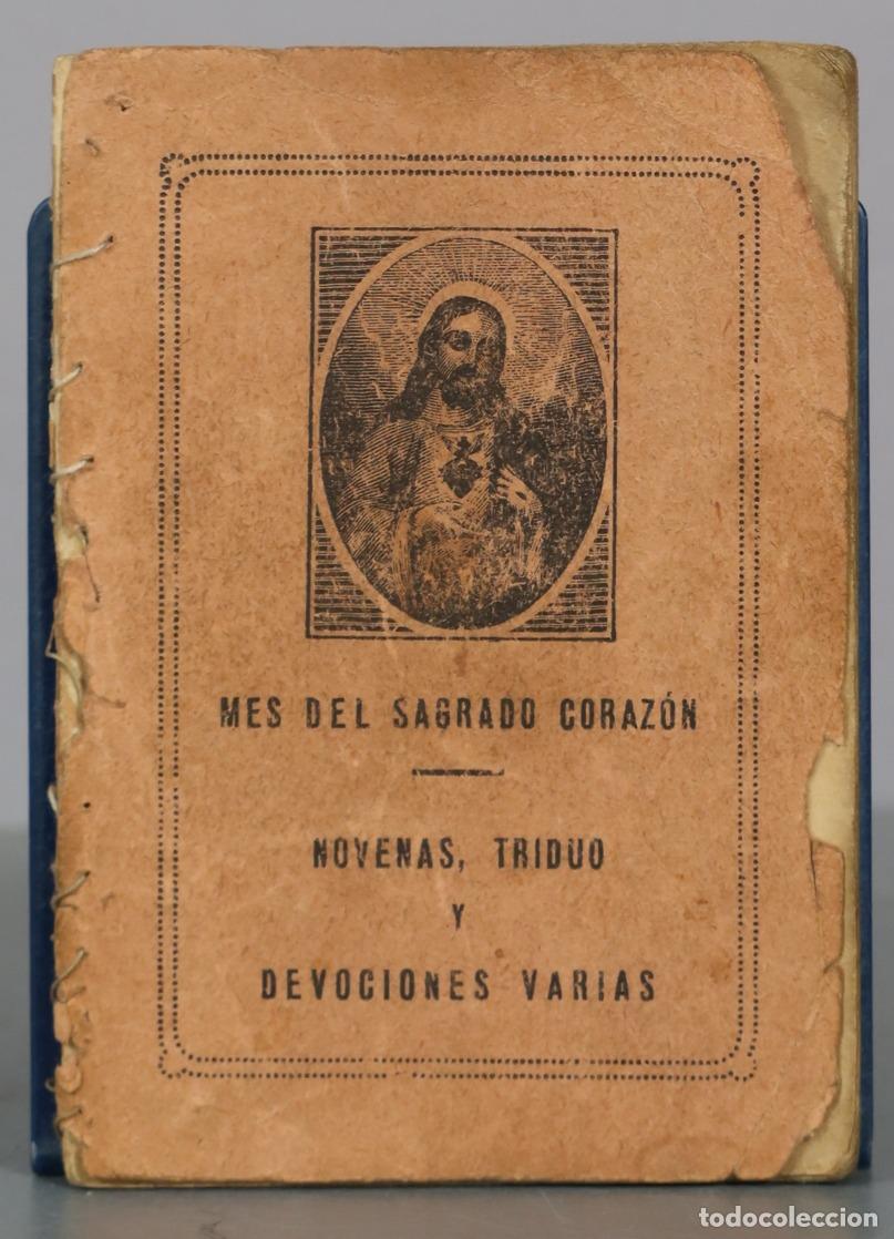 Livros em segunda m&atilde;o: Mes del Sagrado Coraz&oacute;n - Novenas, Triduo y Devociones Varias - Imp. V. Huerta