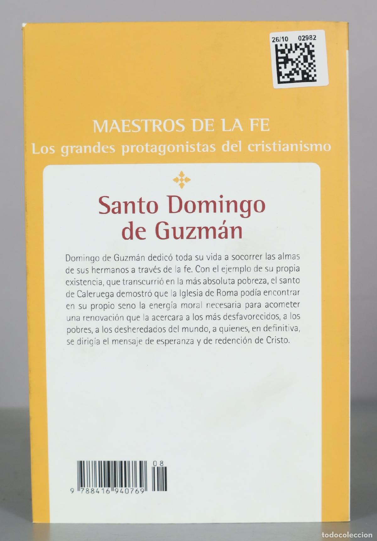 Libros de segunda mano: Santo Domingo de Guzm&aacute;n - Maestros de la fe - Foto 2