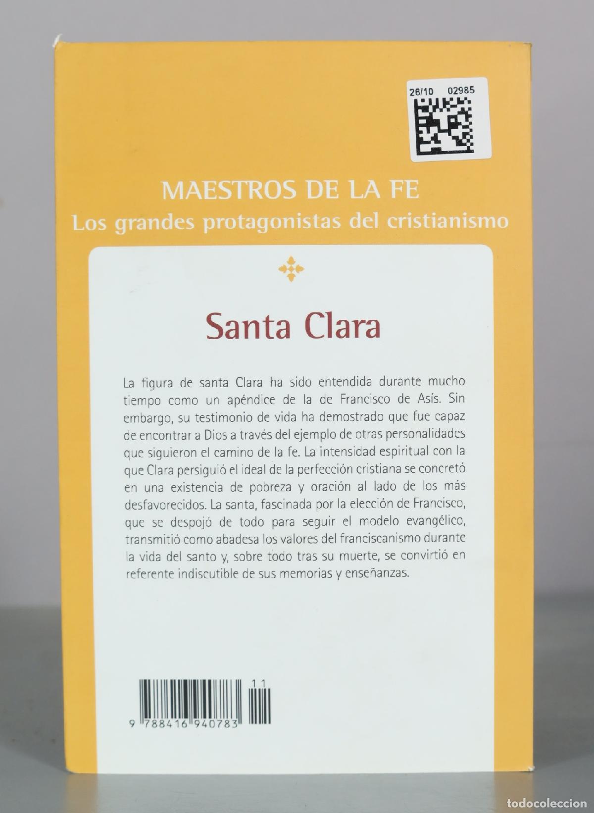 Libros de segunda mano: Santa Clara - Maestros de la fe - Foto 2