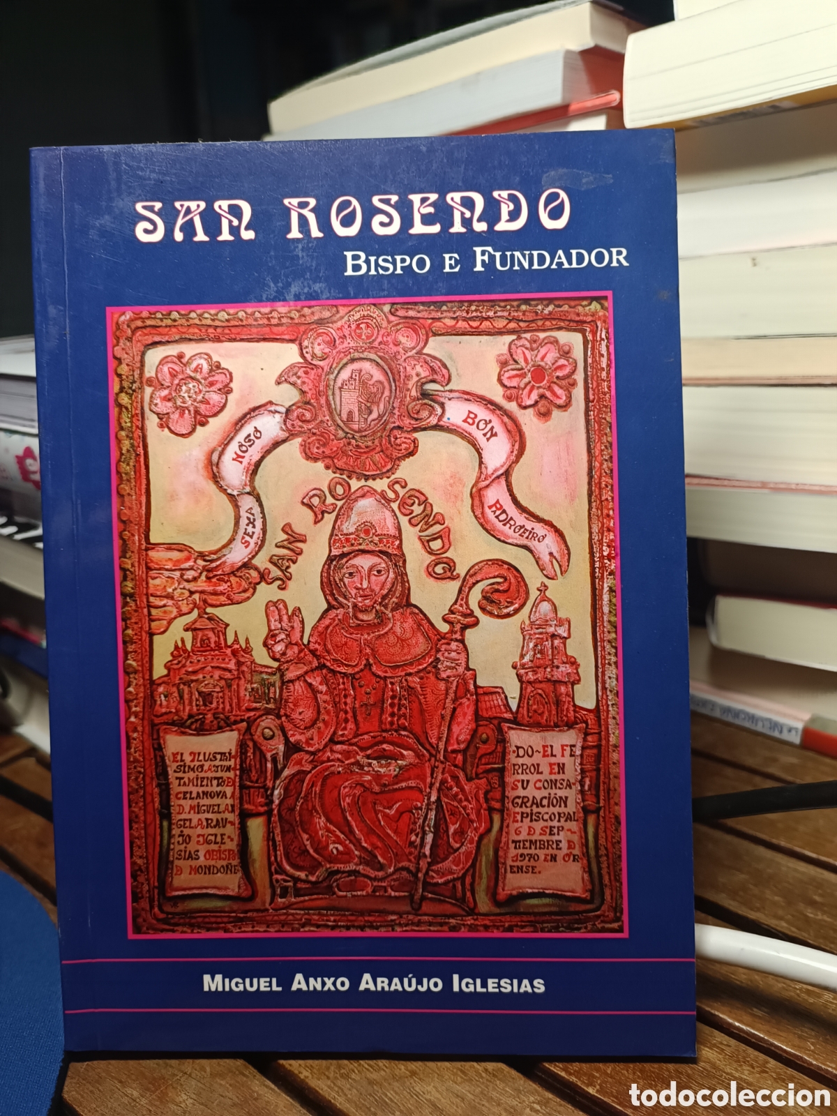 Libros de segunda mano: San Rosendo Bispo e Fundador Miguel Anxo Araujo Iglesias 1999 primera edici&oacute;n Celanova