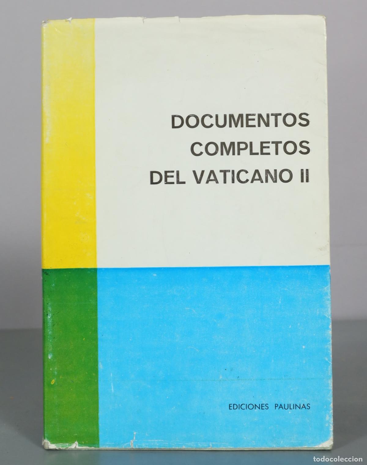 Libros de segunda mano: Documentos completos del Vaticano II - Ediciones Paulinas - Foto 1