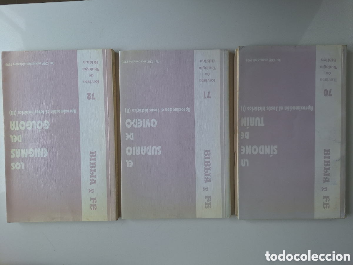 Second hand books: La Sindone de Turin, El Sudario de Oviedo, Los enigmas del Golgota