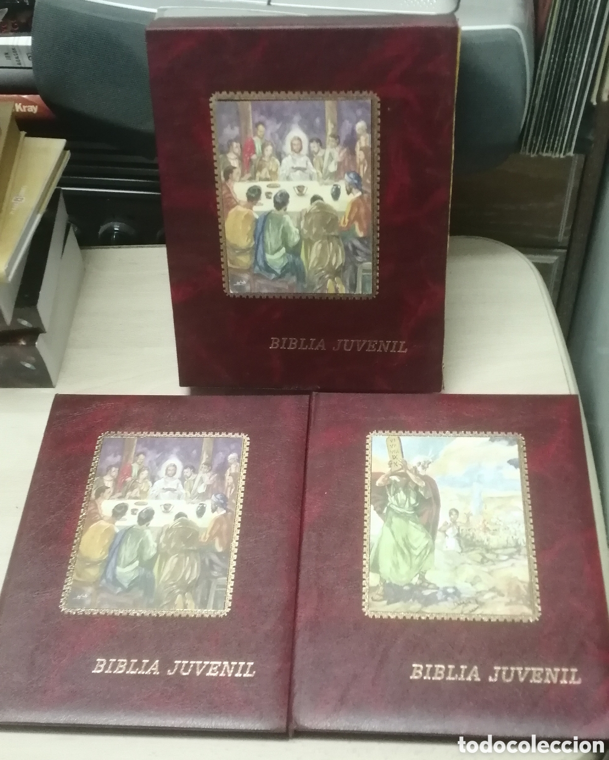 Gebrauchte B&uuml;cher: Biblia Juvenil Obra completa con estuche Creaciones Monar 1994