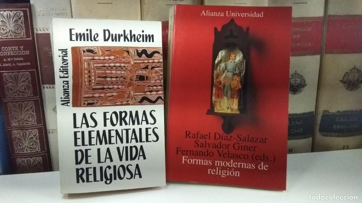 Gebrauchte B&uuml;cher: LAS FORMAS ELEMENTALES DE LA VIDA RELIGIOSA / FORMAS MODERNAS DE RELIGI&Oacute;N. Rafael D&iacute;az-Salazar.