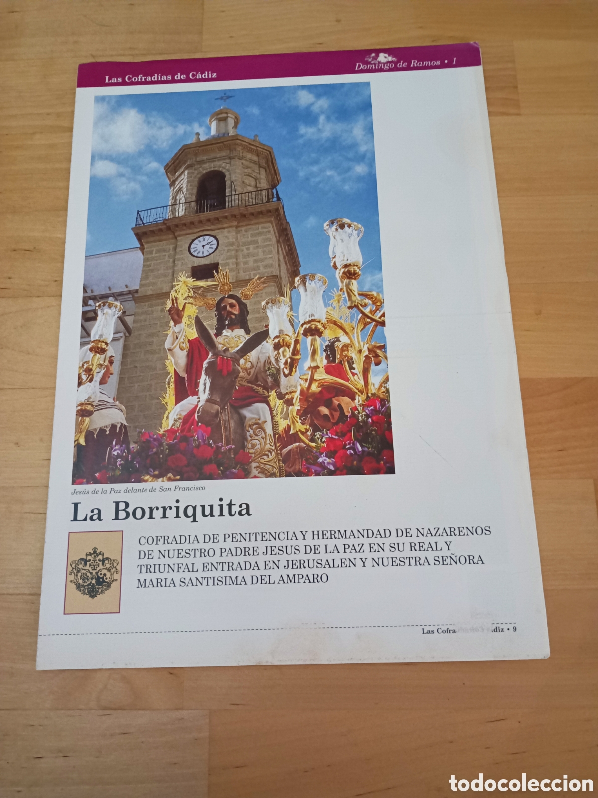Libros de segunda mano: LAS COFRAD&Iacute;AS DE C&Aacute;DIZ - FASC&Iacute;CULO 1 LA BORRIQUITA - DIARIO DE C&Aacute;DIZ/ CAJA SAN FERNANDO - 1999