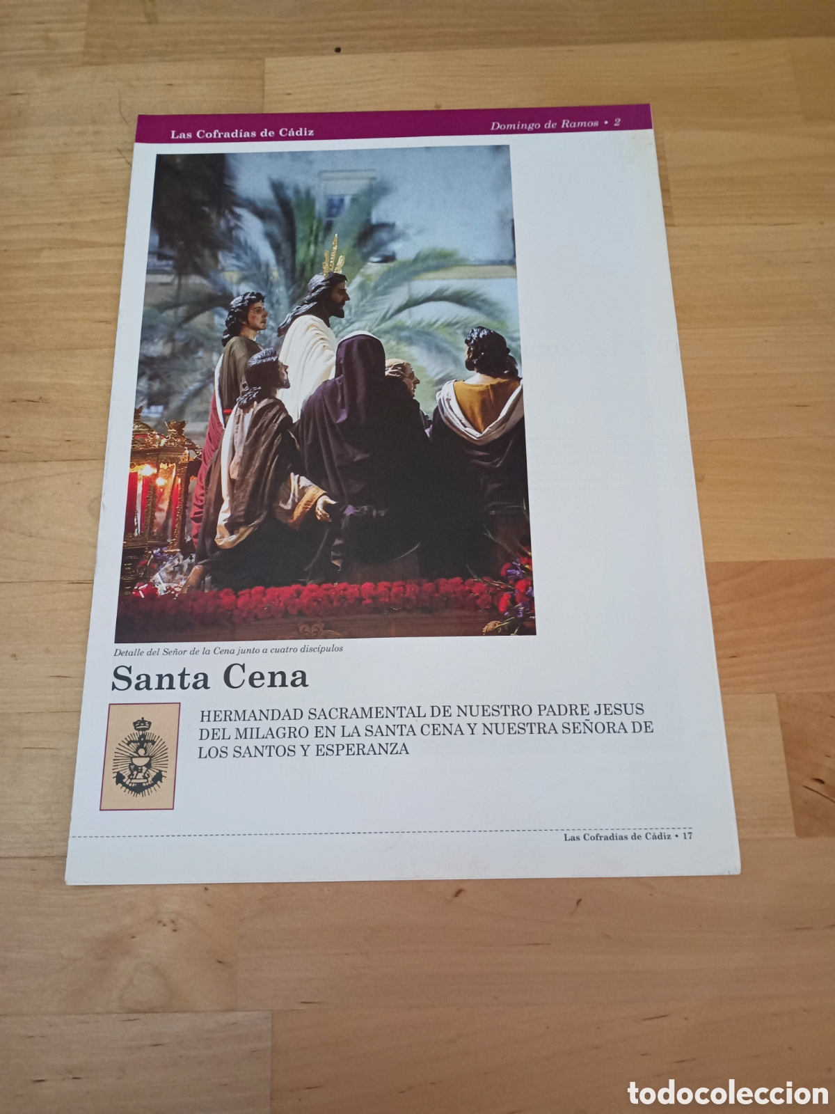 Libros de segunda mano: LAS COFRAD&Iacute;AS DE C&Aacute;DIZ - FASC&Iacute;CULO 2 SANTA CENA - 1999