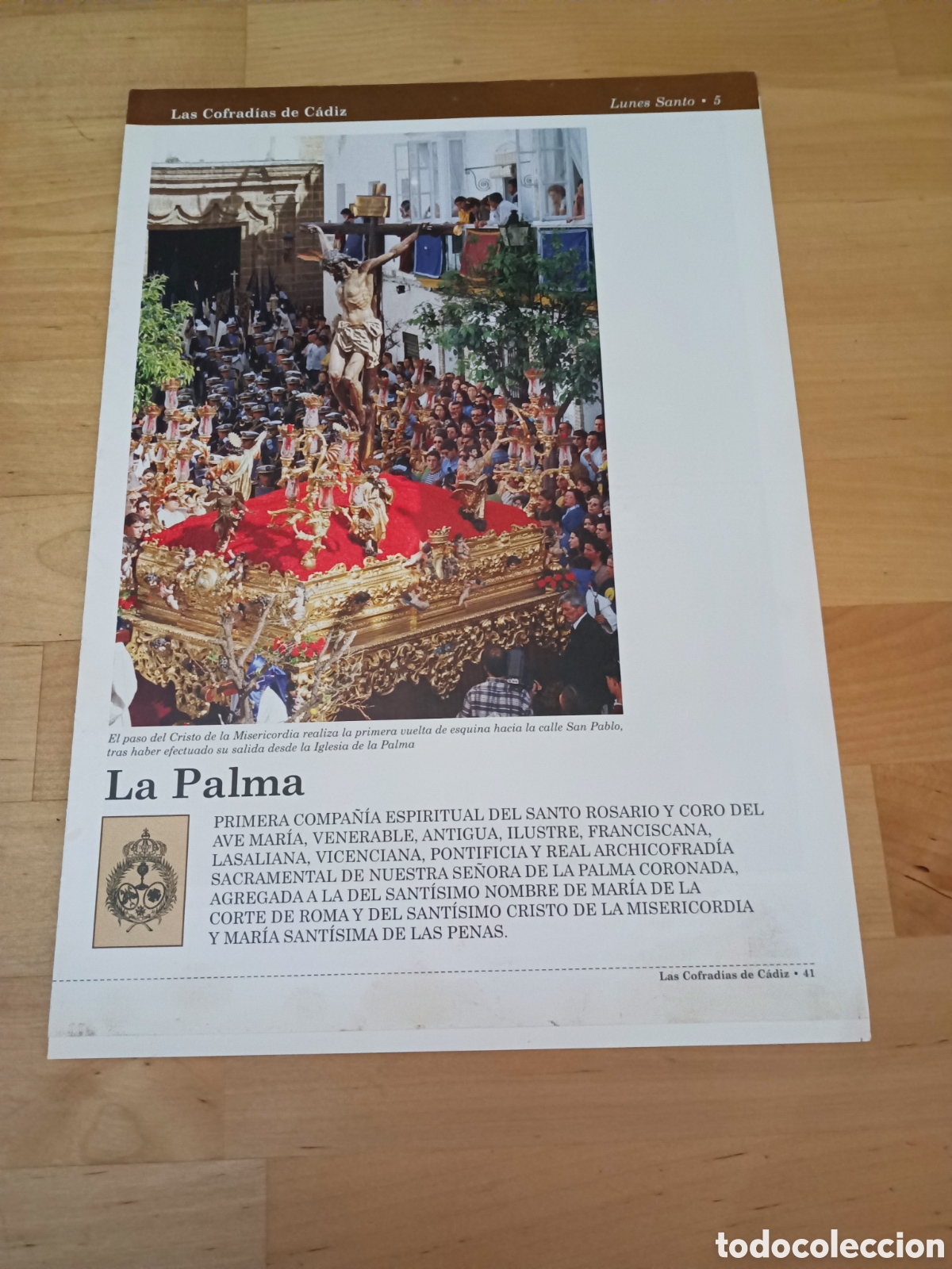Libros de segunda mano: LAS COFRAD&Iacute;AS DE C&Aacute;DIZ - FASC&Iacute;CULO 5 LA PALMA - 1999