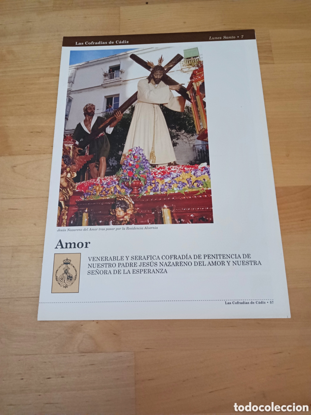Libros de segunda mano: LAS COFRAD&Iacute;AS DE C&Aacute;DIZ - FASC&Iacute;CULO 7 AMOR - 1999