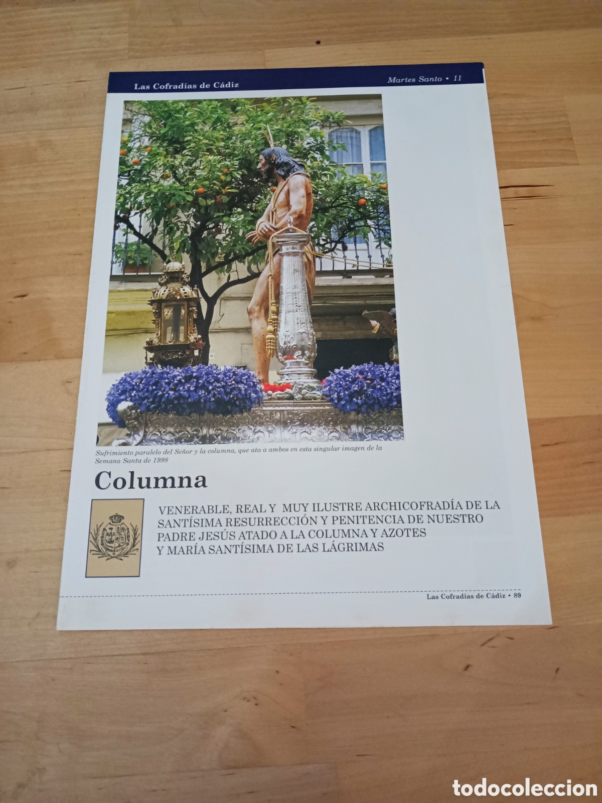 Second hand books: LAS COFRAD&Iacute;AS DE C&Aacute;DIZ - FASC&Iacute;CULO 11 COLUMNA - 1999