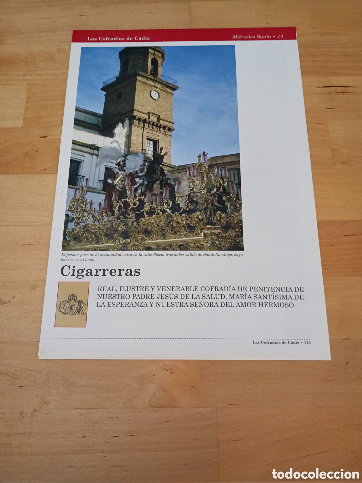 Second hand books: LAS COFRAD&Iacute;AS DE C&Aacute;DIZ - FASCICULO 14 CIGARRERAS - 1999