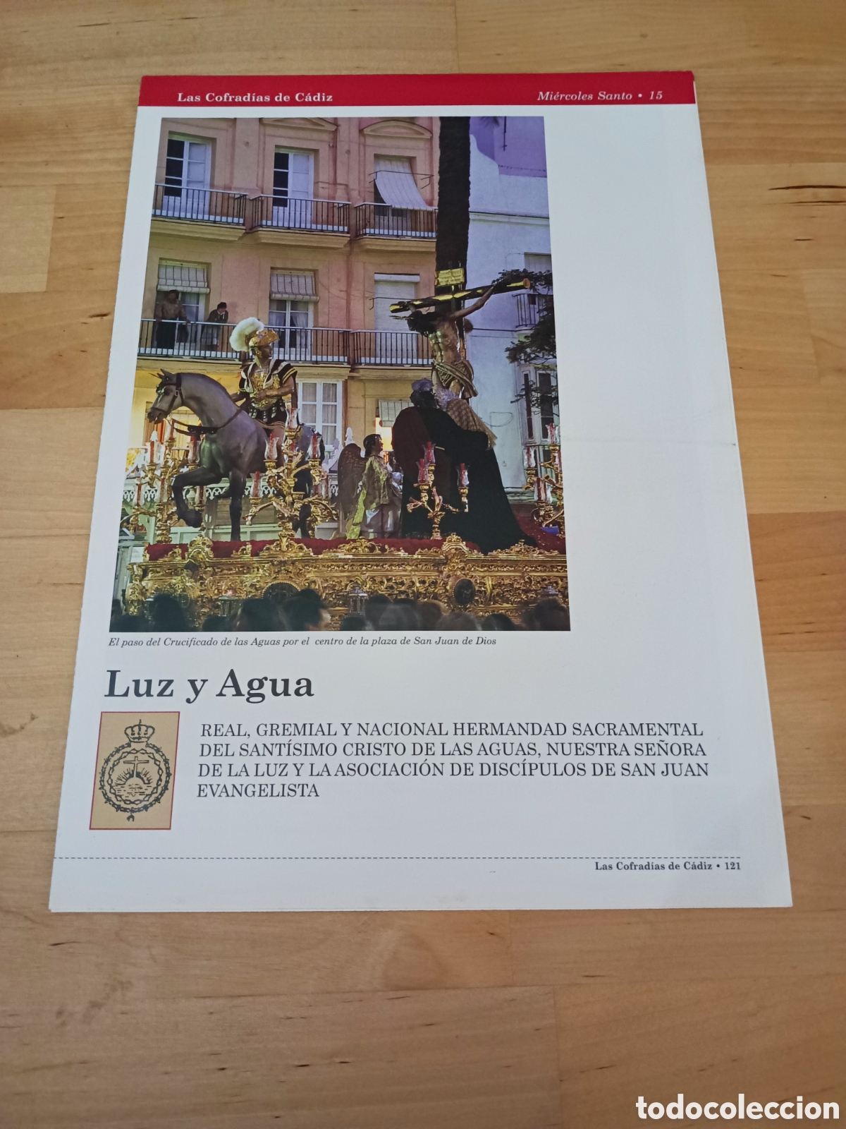 Second hand books: LAS COFRAD&Iacute;AS DE C&Aacute;DIZ - FASC&Iacute;CULO 15 LUZ Y AGUA - 1999